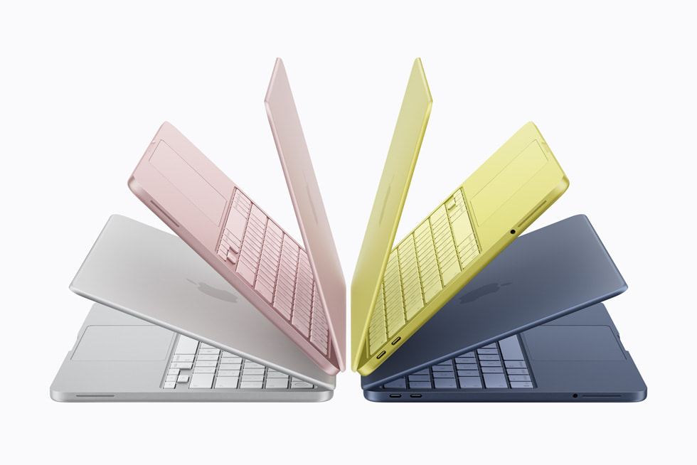 Array of MacBook Neos color lineup