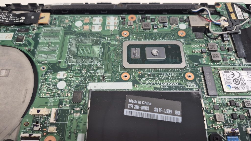 new thermal paste laptop cpu