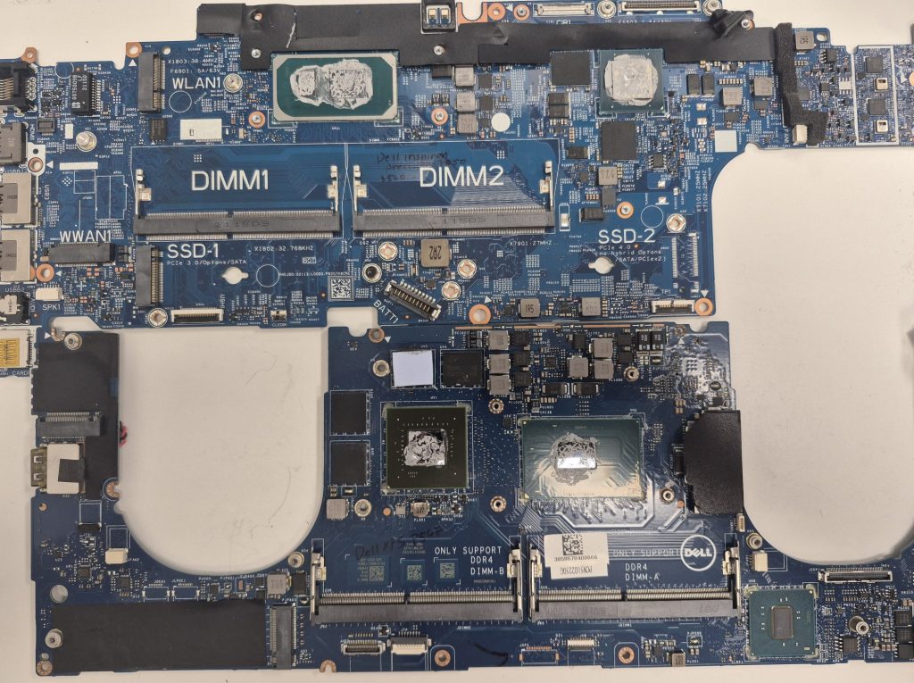 dell laptop motherboards xps precision