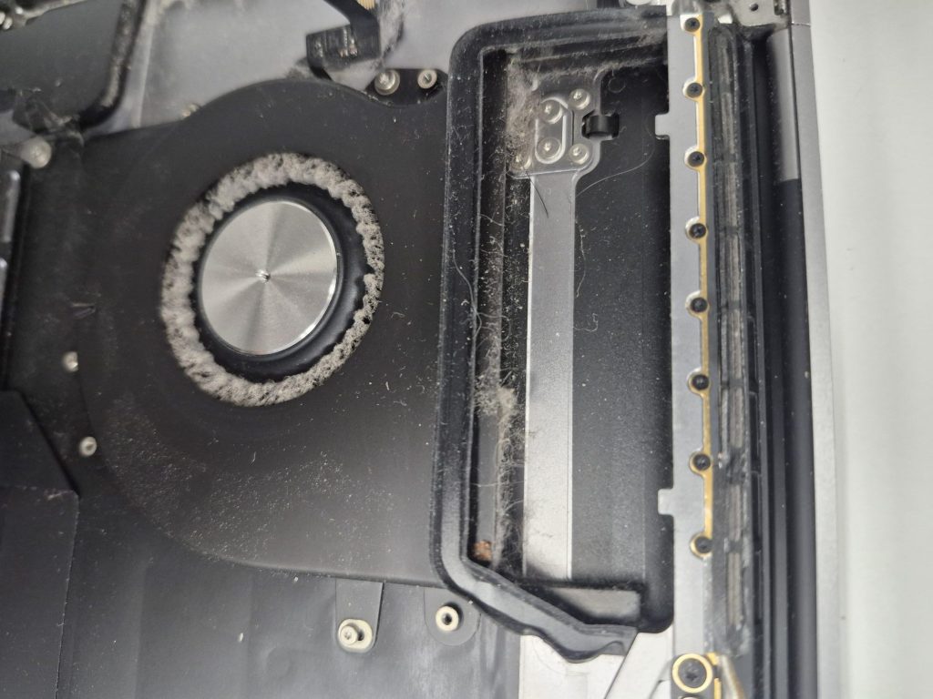 macbook pro dust build up 2-4 years